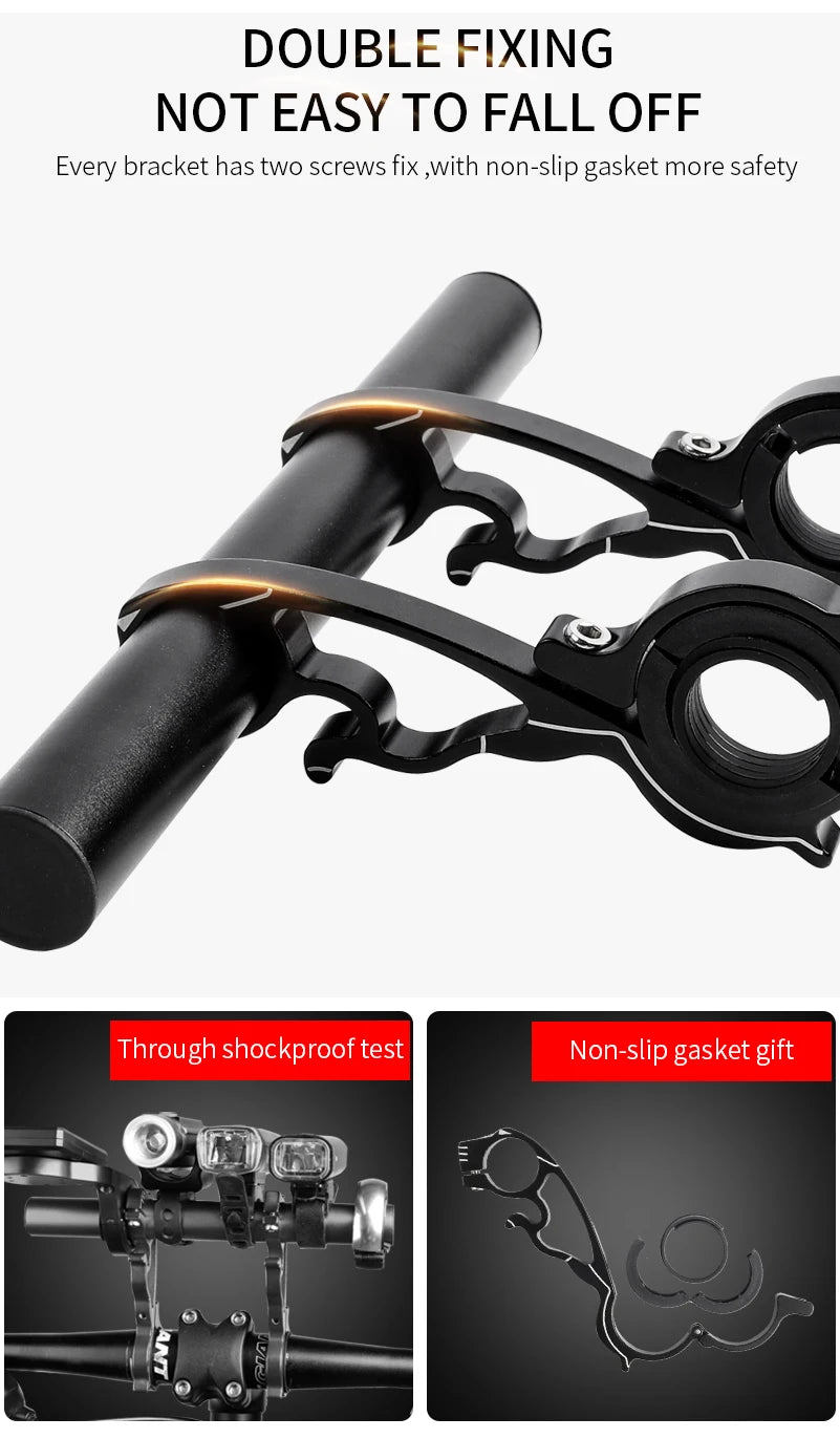 CowLost | 3d-printer-accessories-west-biking-25cm-carbon-fiber-bicycle-handlebar-extender-mount |23