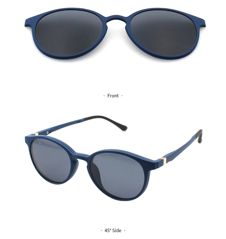 CowLost | zenottic-magnetic-clip-on-sunglasses-polarized-sunglasses-myopia-glasses-frame-2-in-1 |24