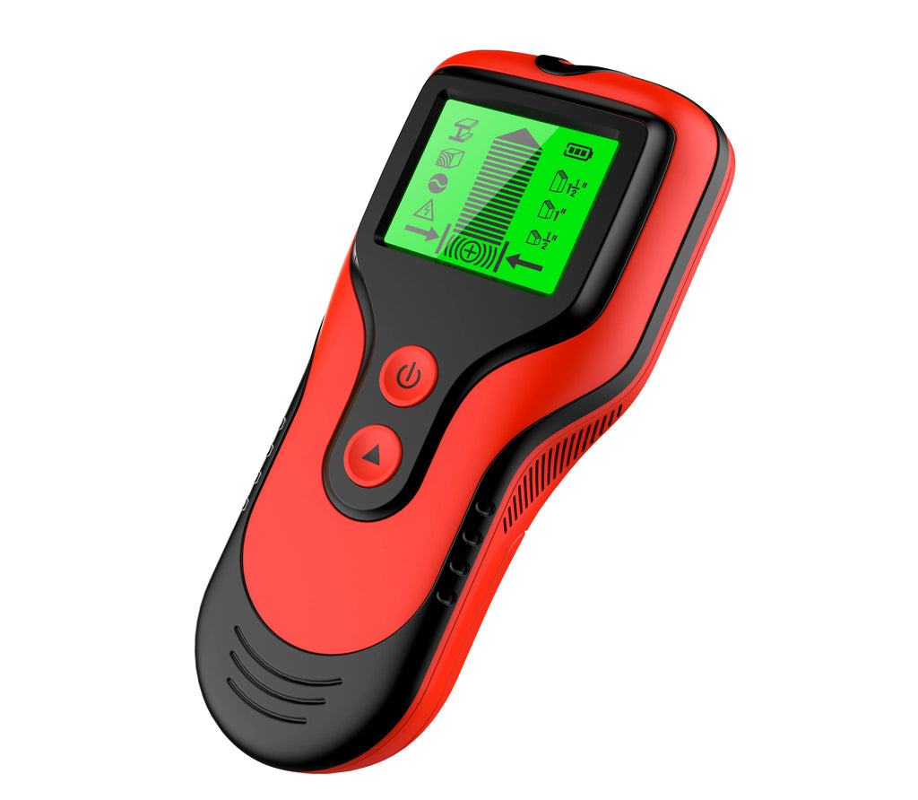 Metal Detector Wall Stud Finder with LCD Display for Metal, Wood, Live Wire, and Electric Box Detection