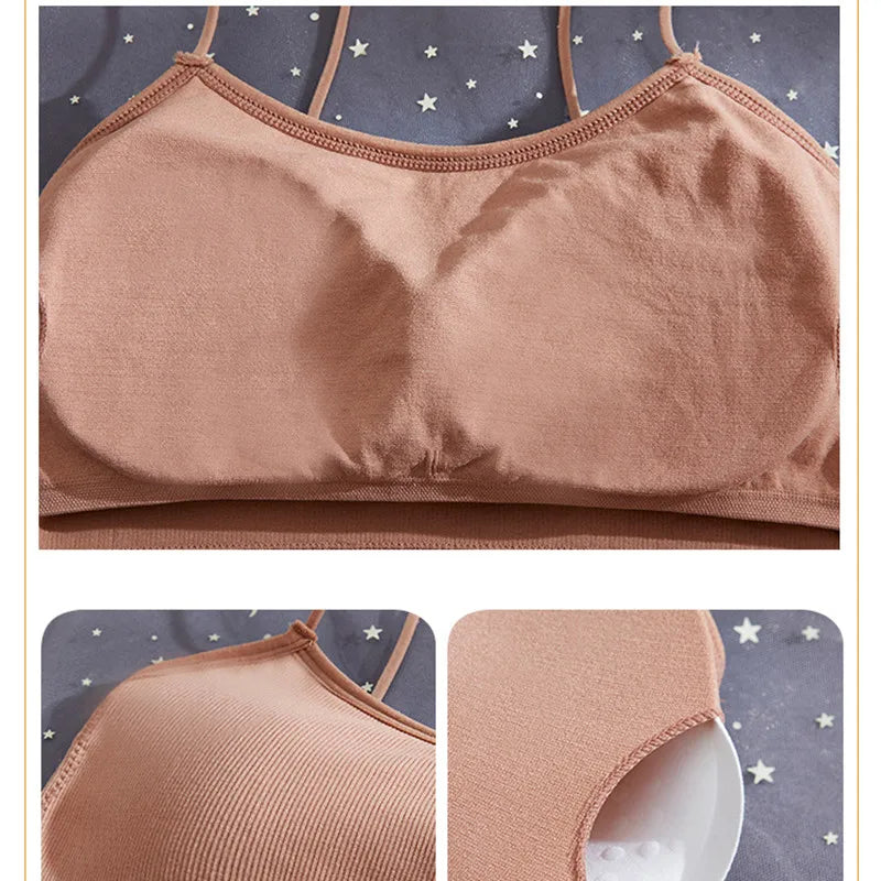 CowLost | product_id-seamless-strapless-tube-sports-bra-with-removable-pads-for-women |18