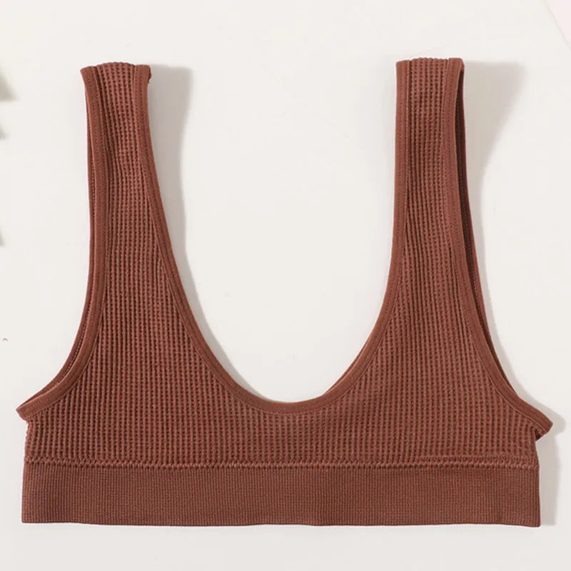 CowLost | product_id-women-s-wire-free-push-up-ribbed-u-neck-bralette-crop-top-m-xl |20
