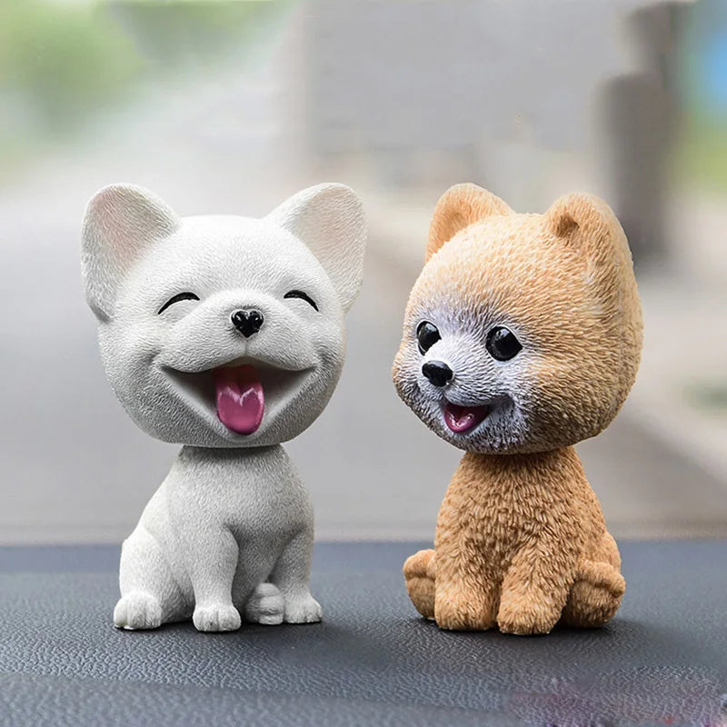 CowLost | product_id-9cm-husky-pomeranian-teddy-dog-nodding-car-dashboard-ornament-gift |3
