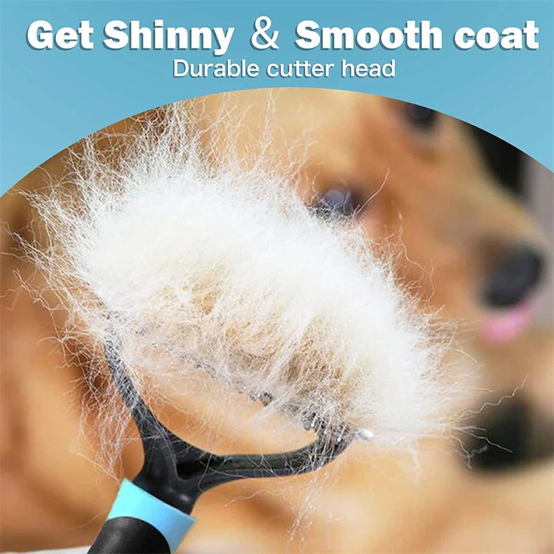CowLost | tools-professional-2-sided-pet-deshedding-brush-and-dematting-comb |12