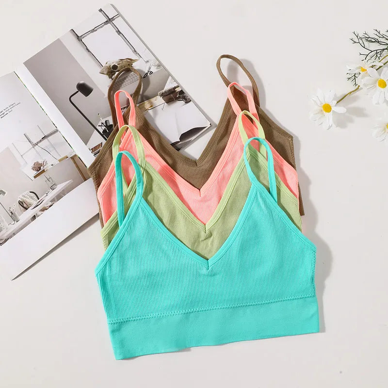 CowLost | product_id-seamless-wire-free-push-up-u-back-sports-bra-for-women-m-xl-solid-colors |9