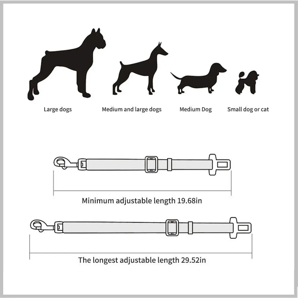 CowLost | vehicle-parts-accessories-adjustable-dog-car-seat-belt-harness-clip |13
