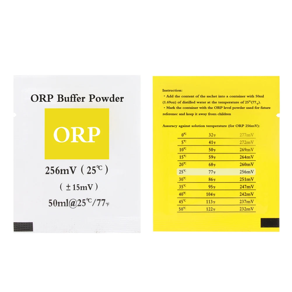 10pcs ORP Calibration Powder Buffer 256mV Tester Solution