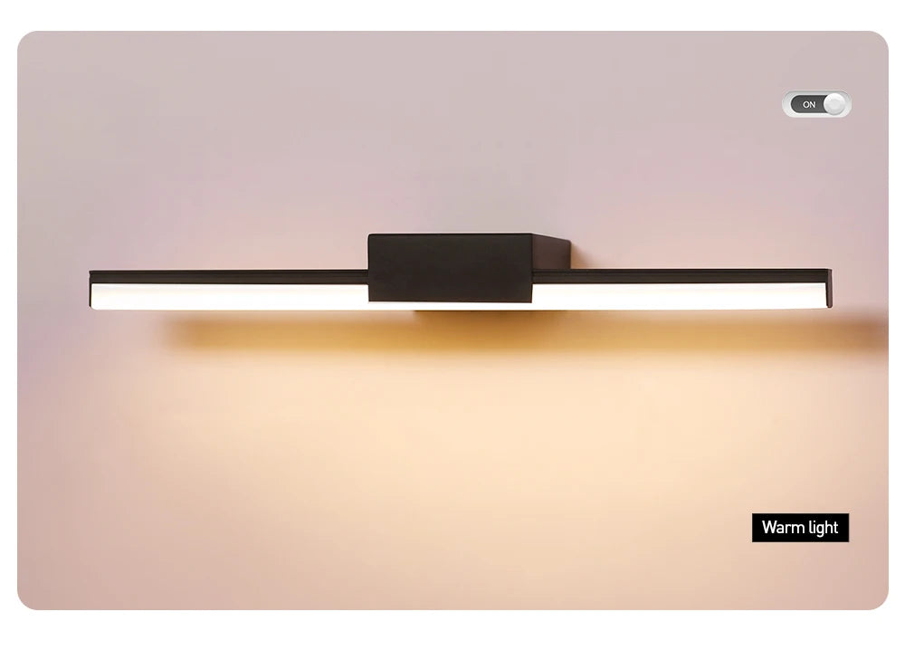 CowLost | led-bathroom-wall-lamp-aluminum-mirror-lamp-black-white-vanity-lamps-for-home-modern-indoor-wall-sconces-lighting-fixture |12