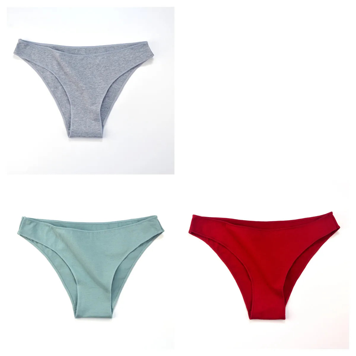 CowLost | product_id-3-pack-women-s-low-waist-cotton-briefs-breathable-solid-color-panties-m-xxl |24