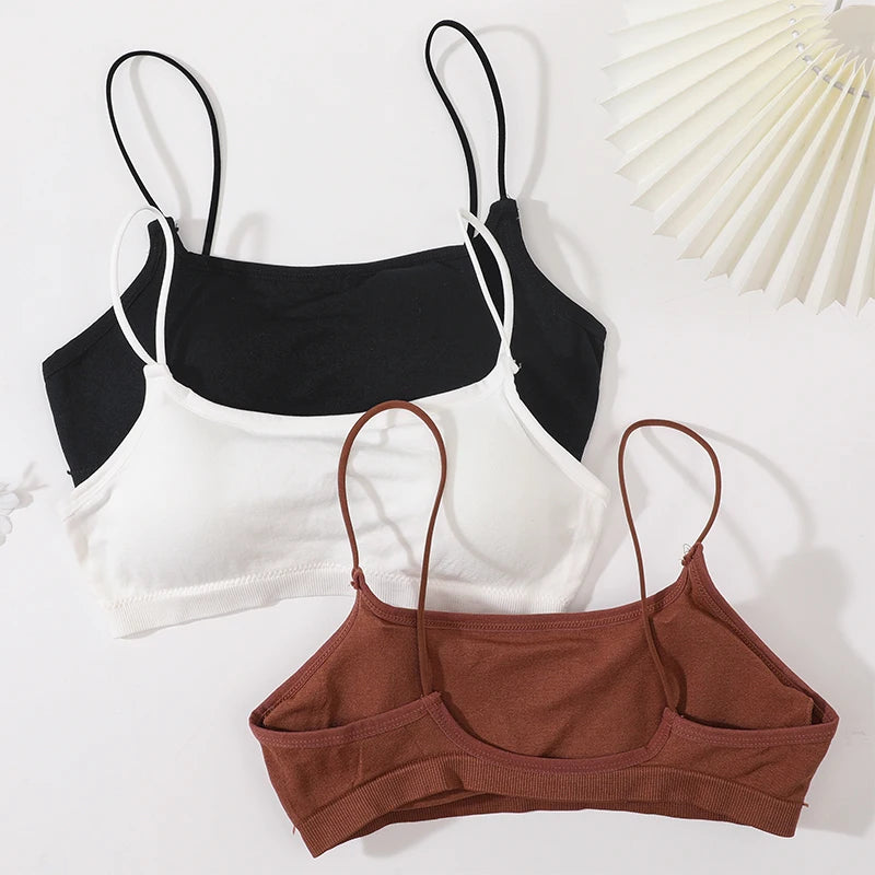 CowLost | product_id-seamless-womens-low-back-square-neck-bandeau-tube-bra-top-with-removable-pads |6