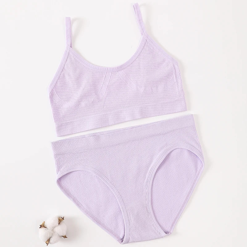 CowLost | product_id-seamless-women-s-low-back-wire-free-bra-and-panties-set-backless-lingerie-crop-top |14