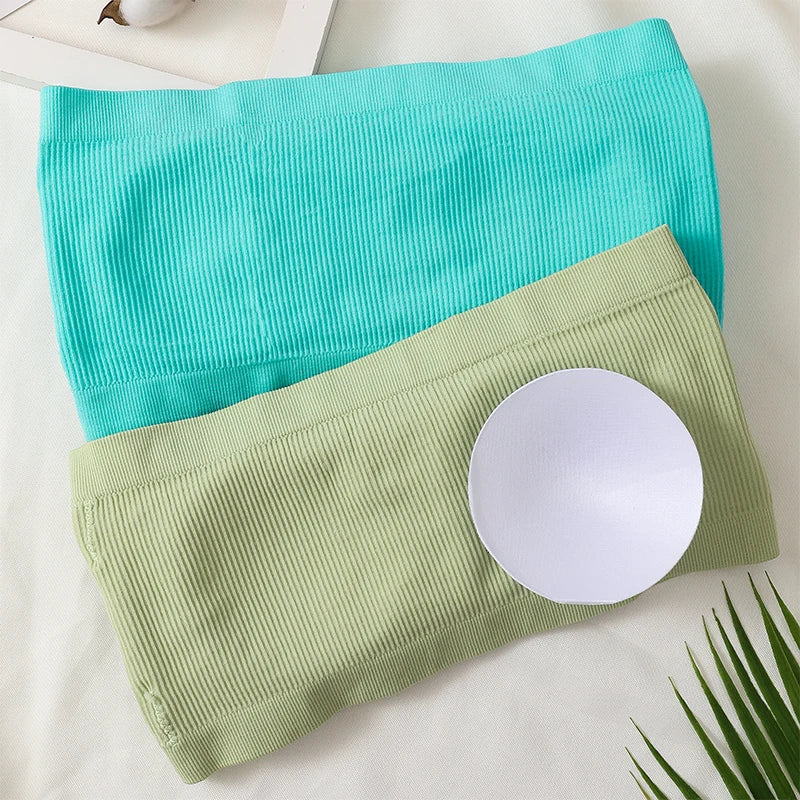 CowLost | product_id-seamless-strapless-push-up-bandeau-tube-top-for-women-solid-color |4