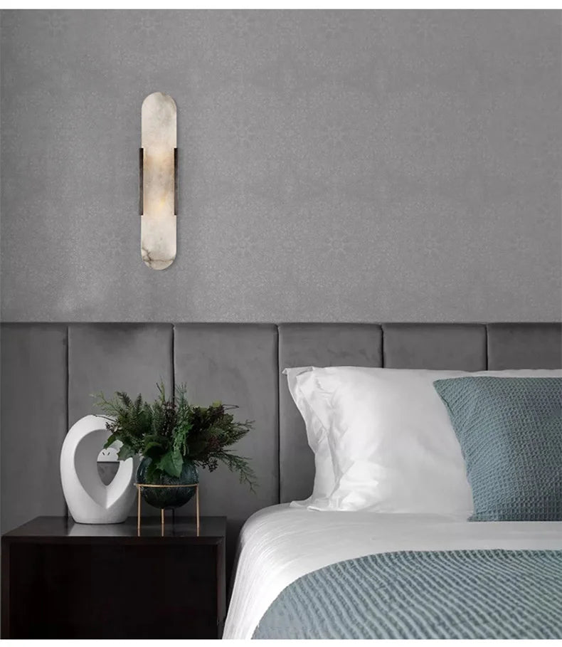 CowLost | product_id-golden-marble-wall-lamp-with-g4-socket-for-living-room-bedroom-staircase-sconce |10