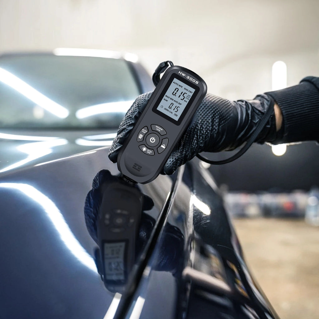 HW-300S Auto Digital Car Paint Thickness Gauge Coating Meter Tool Accessories 40% Off