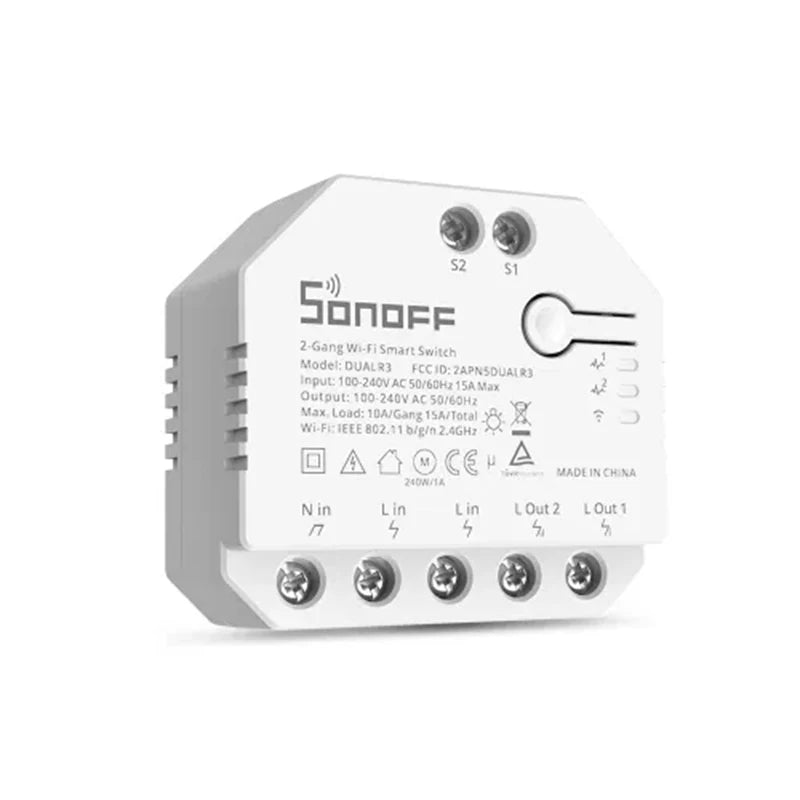 CowLost | sonoff-dual-r3-dual-relay-wifi-smart-switch-two-way-control |4