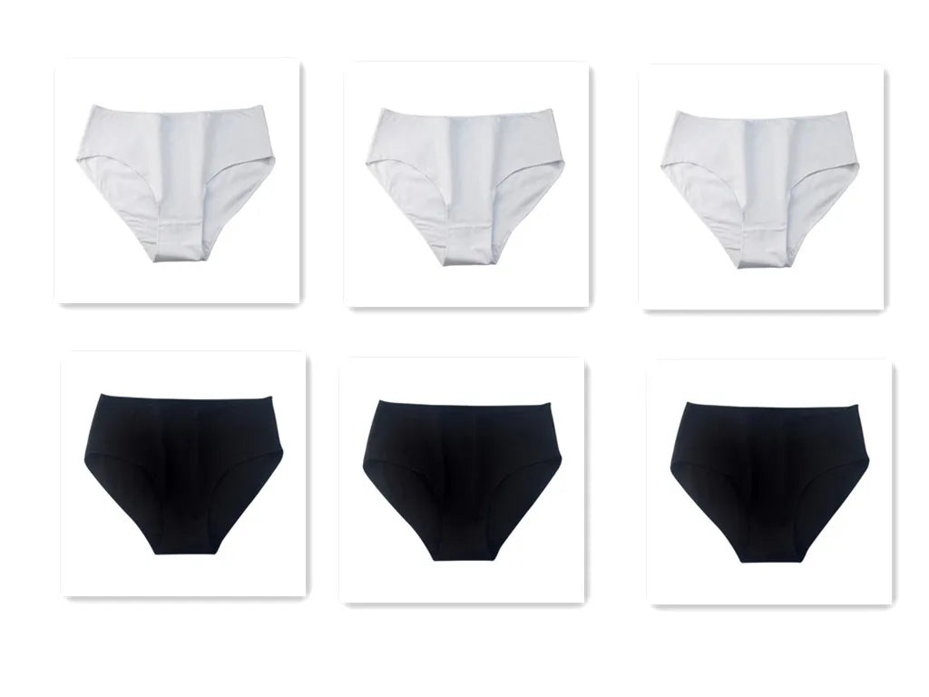 CowLost | product_id-6pcs-women-high-waist-seamless-breathable-cotton-briefs-m-2xl-solid-colors |17