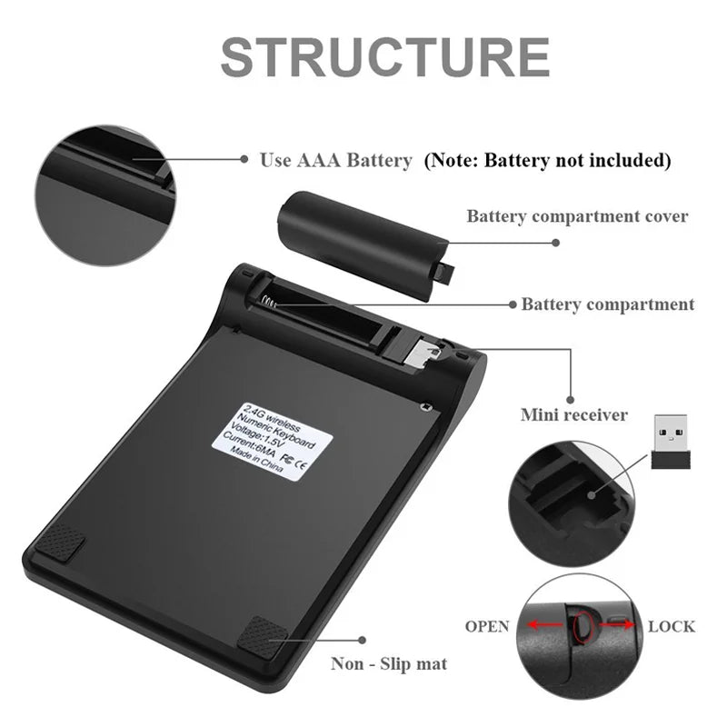 CowLost | product_id-lefon-2-4g-wireless-mini-18-key-numeric-keypad-for-laptop-pc |13