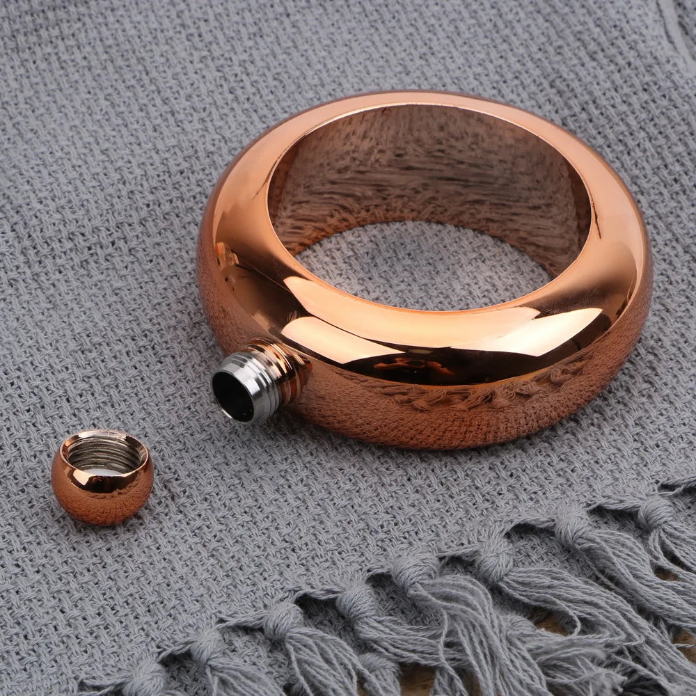 CowLost | product_id-3-5-oz-round-bangle-hip-flask-bracelet-for-whiskey-vodka |1