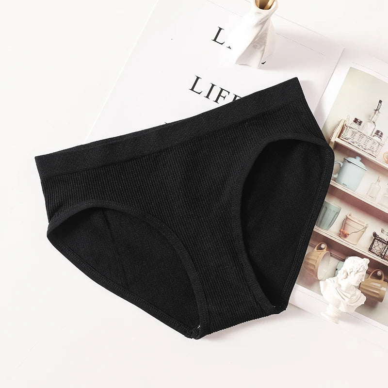 CowLost | product_id-seamless-low-rise-womens-stretch-briefs-solid-color-1-2-pack |14