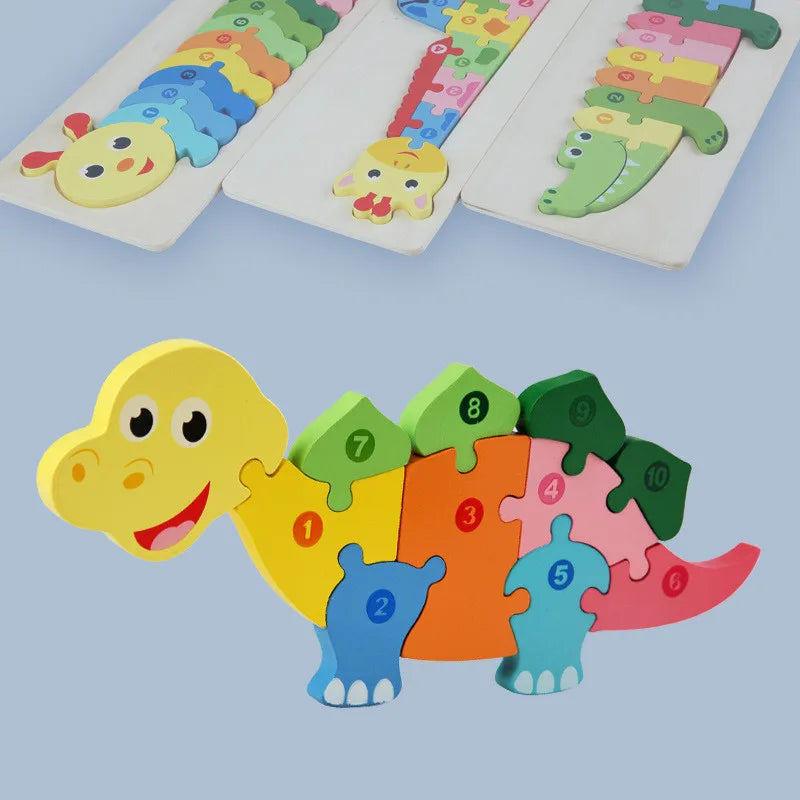 CowLost | fencing-barriers-wooden-baby-puzzle-toy-cute-animal-shapes-montessori-game |12