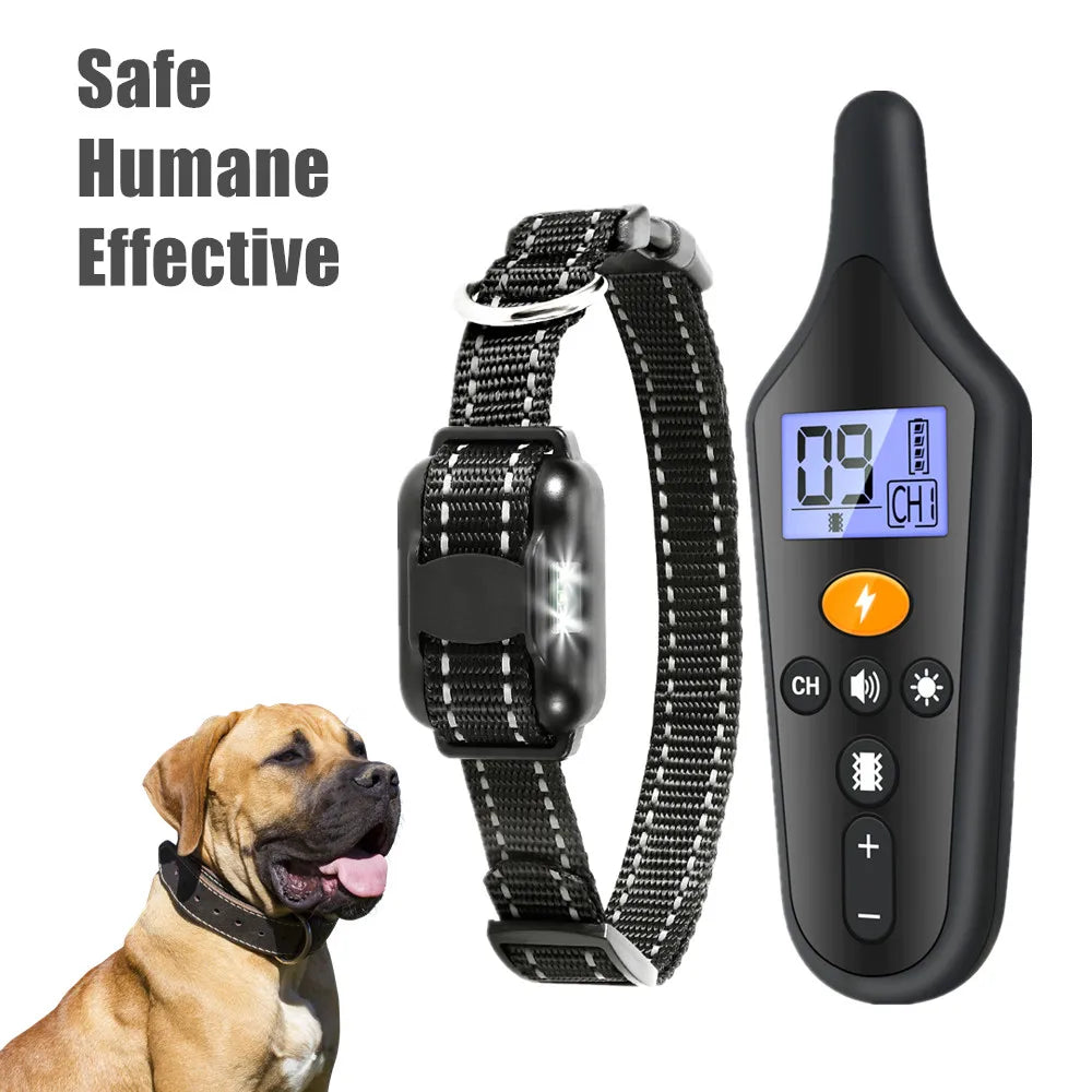 Dog Electric Training Collar with Remote – Shock, Vibration, Beep Modes for Small to Large Dogs
