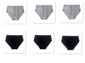 CowLost | product_id-6pcs-women-high-waist-seamless-breathable-cotton-briefs-m-2xl-solid-colors |30