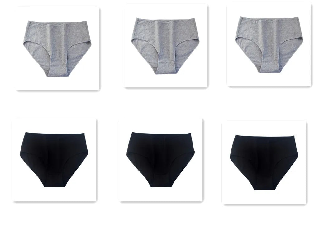 CowLost | product_id-6pcs-women-high-waist-seamless-breathable-cotton-briefs-m-2xl-solid-colors |30