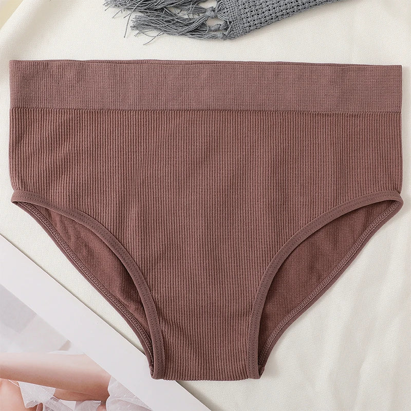 CowLost | product_id-ollymurscn-womens-seamless-high-waist-hip-lift-briefs-plus-size-m-xl |16