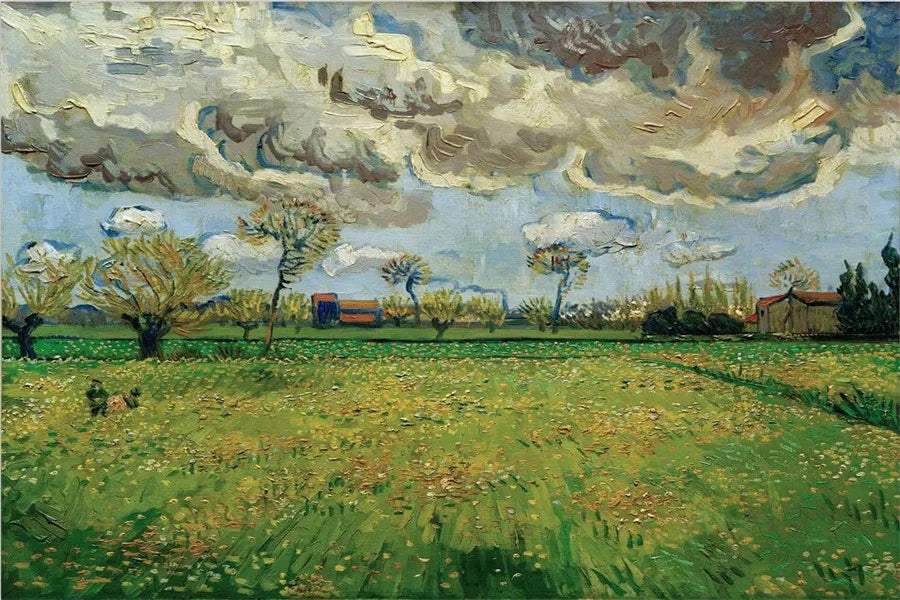 CowLost | harvest-at-la-crau-by-van-gogh-landscape-oil-painting-reproductions-on-canvas |41
