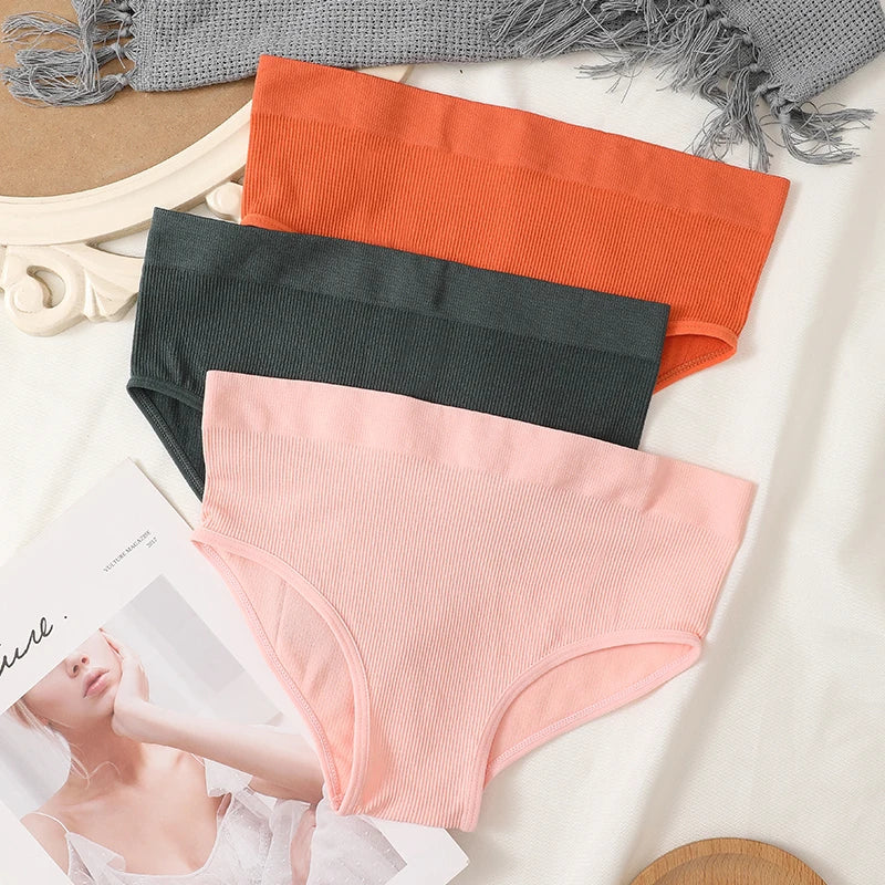 CowLost | product_id-ollymurscn-womens-seamless-high-waist-hip-lift-briefs-plus-size-m-xl |1