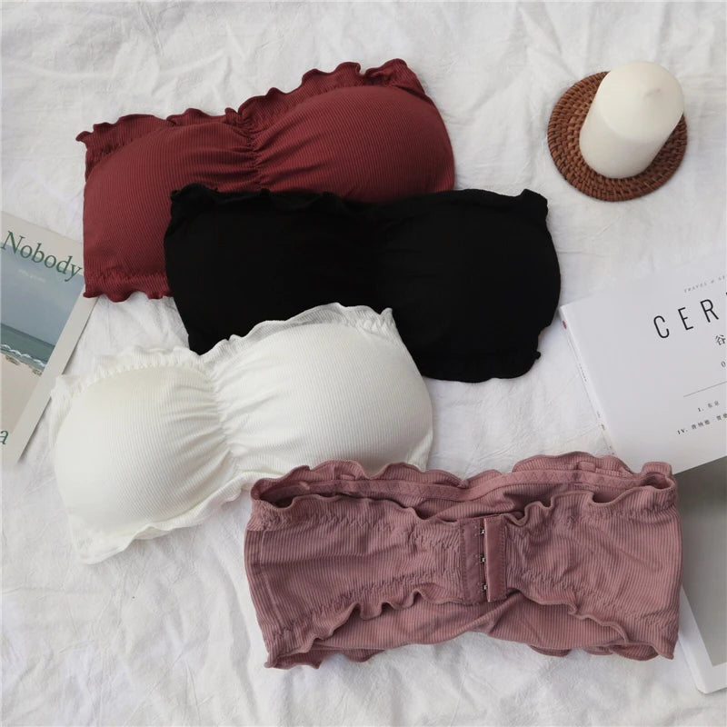 CowLost | product_id-strapless-wireless-women-s-tube-top-bandeau-bra-with-removable-pads |8