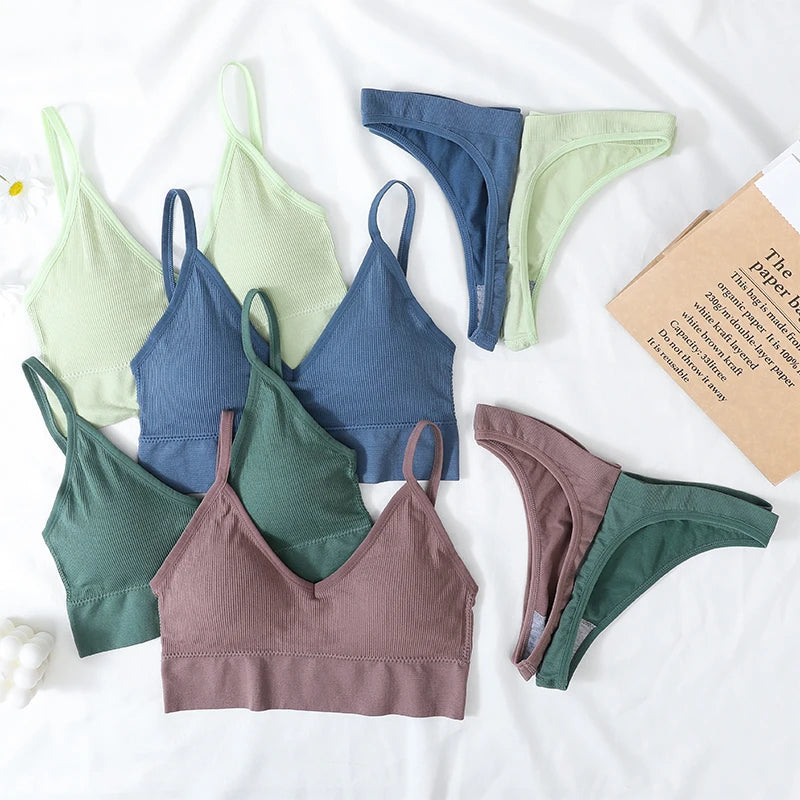 CowLost | product_id-women-seamless-u-back-bra-and-low-waist-thong-set-sporty-lingerie-crop-top |1
