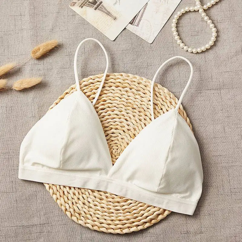 CowLost | product_id-women-s-seamless-1-3-cup-padded-push-up-v-neck-bra-tank-crop-camisole |14