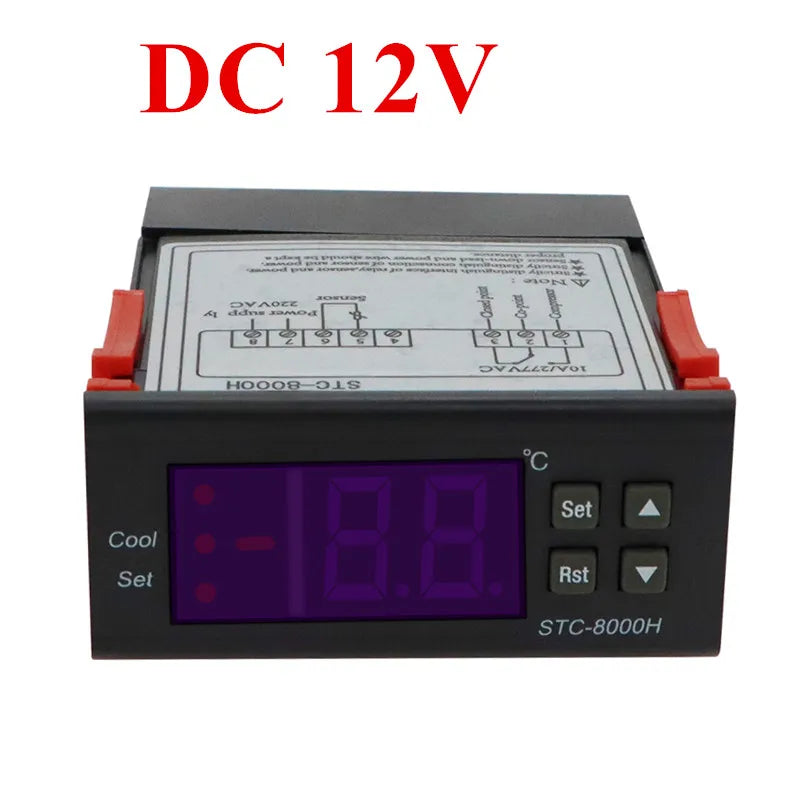 STC-8000H Microcomputer Temperature Controller Thermostat for Fridge Heating Cooling