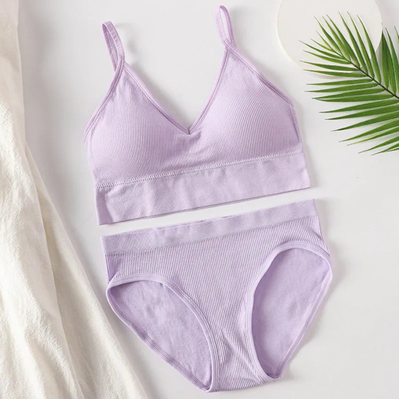 CowLost | product_id-seamless-women-s-low-back-wire-free-bra-and-panties-set-backless-lingerie-crop-top |7