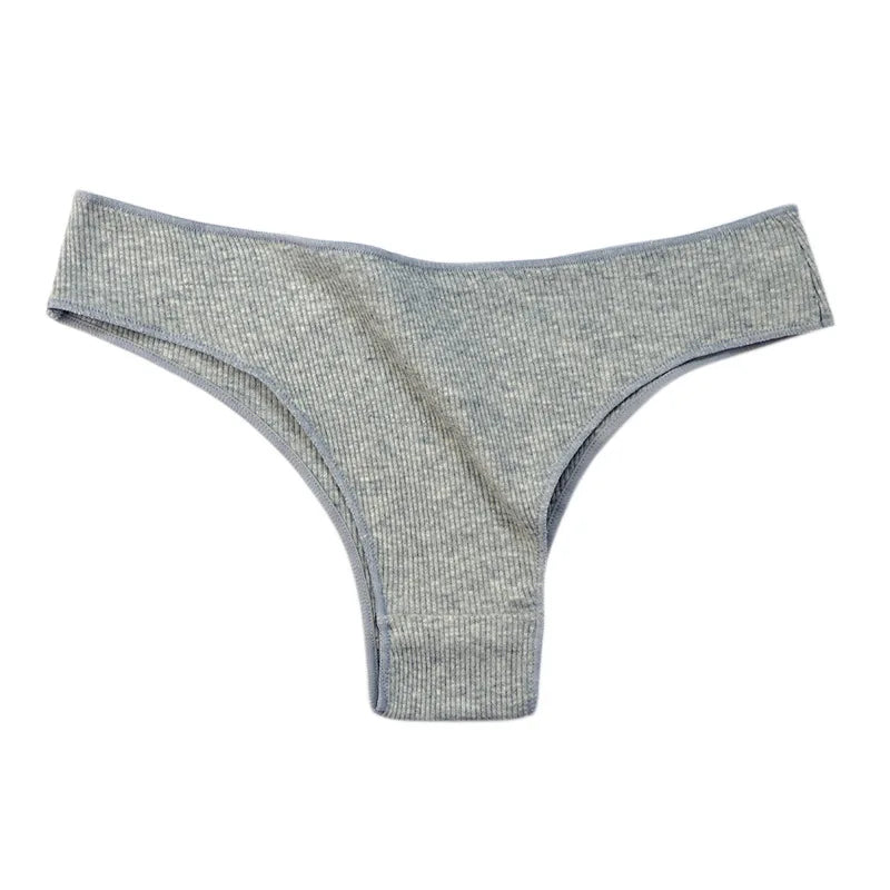 CowLost | product_id-4-pack-womens-cotton-breathable-low-waist-solid-briefs-m-xl |8