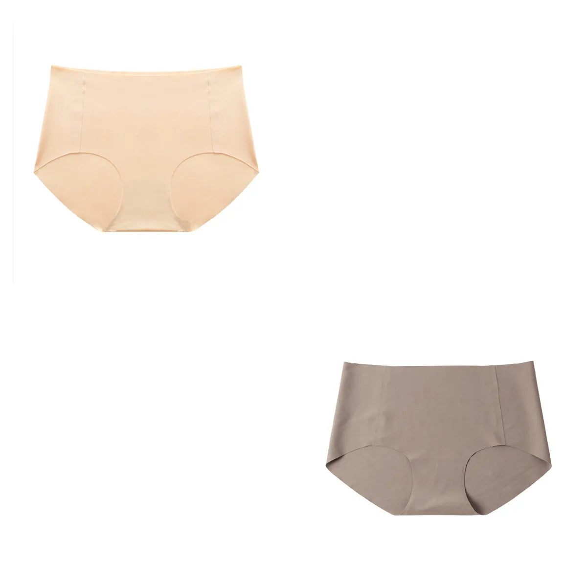CowLost | product_id-ollymurs-women-seamless-low-waist-invisible-ice-silk-briefs-1-2-pack |34