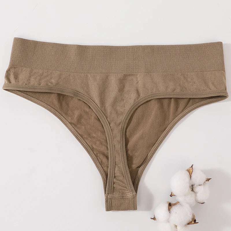 CowLost | product_id-women-high-waist-seamless-thong-bodyshaper-panties-fitness-underwear-1-2-pcs |13