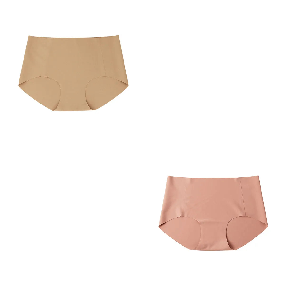 CowLost | product_id-ollymurs-women-seamless-low-waist-invisible-ice-silk-briefs-1-2-pack |37