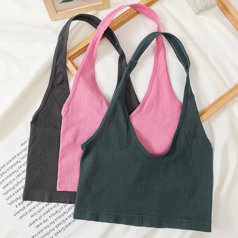 CowLost | product_id-seamless-women-s-halter-neck-backless-off-shoulder-crop-top-tank-camisole |5