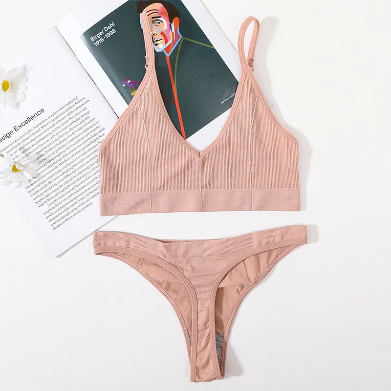 CowLost | product_id-women-seamless-low-rise-bra-panties-set-u-shape-back-crop-top-bralette-sport-underwear |13
