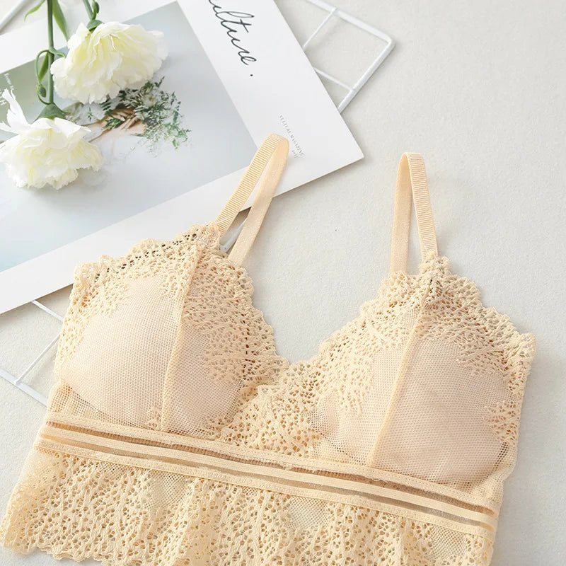 CowLost | product_id-lace-v-neck-bralette-crop-top-sexy-womens-lingerie-tank-bra |15