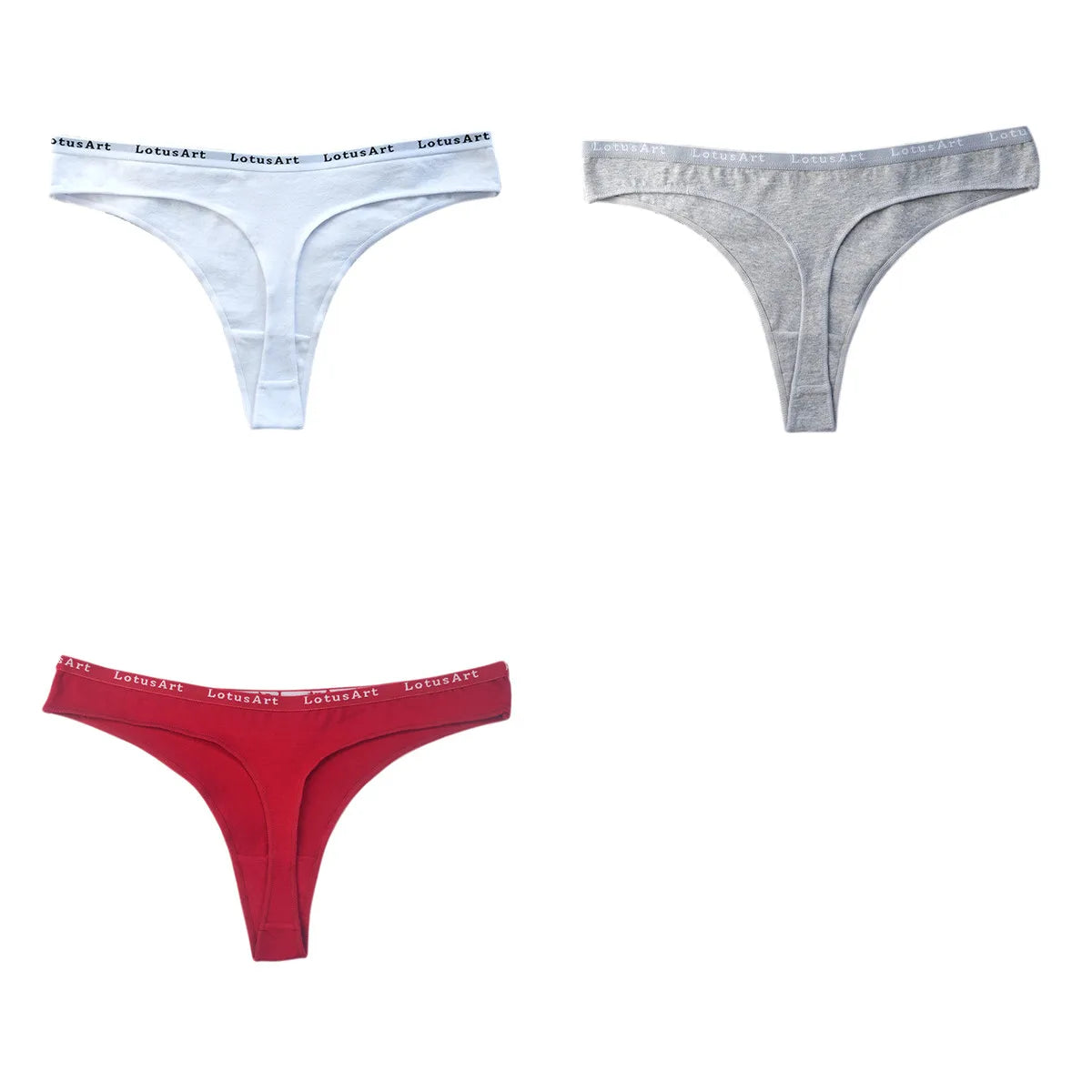 CowLost | product_id-3pcs-women-s-cotton-low-rise-seamless-breathable-g-string-panties-set |19