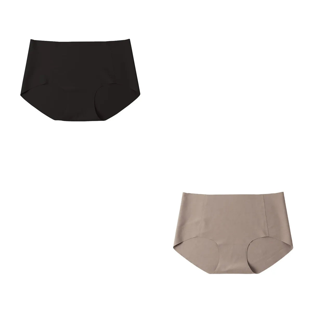 CowLost | product_id-ollymurs-women-seamless-low-waist-invisible-ice-silk-briefs-1-2-pack |20