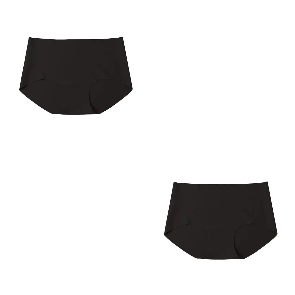 CowLost | product_id-ollymurs-women-seamless-low-waist-invisible-ice-silk-briefs-1-2-pack |13