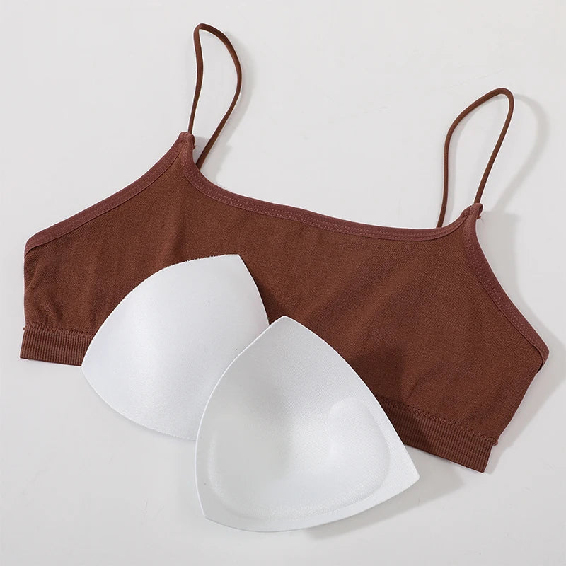 CowLost | product_id-seamless-womens-low-back-square-neck-bandeau-tube-bra-top-with-removable-pads |4