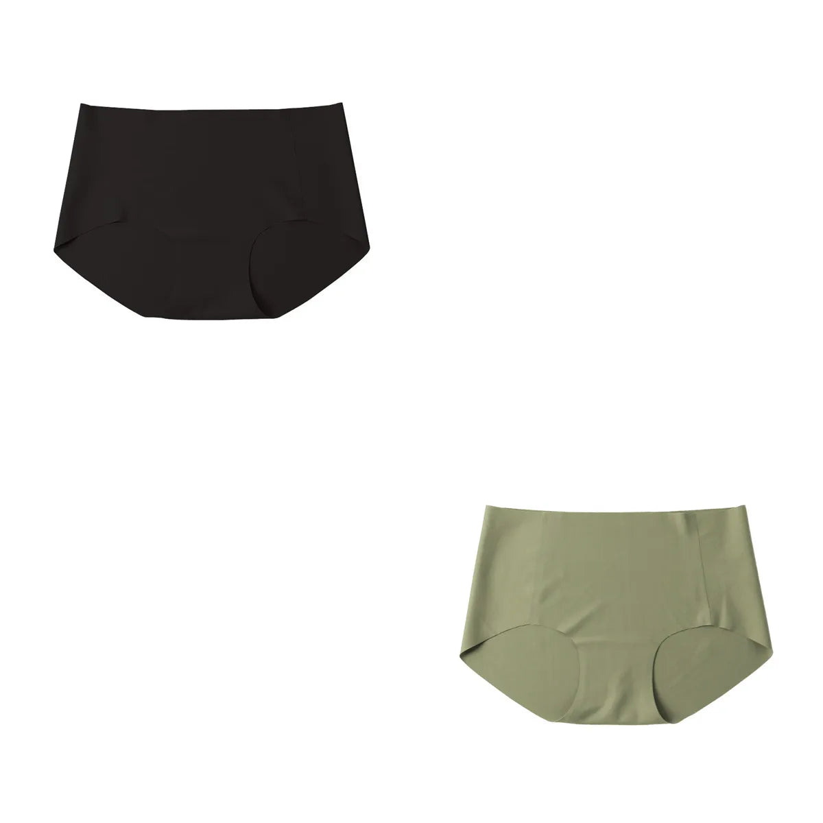 CowLost | product_id-ollymurs-women-seamless-low-waist-invisible-ice-silk-briefs-1-2-pack |21