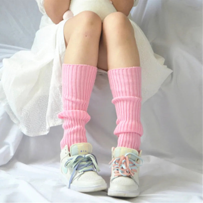CowLost | activewear-pants-wool-ball-knitted-leg-warmers-for-women |9