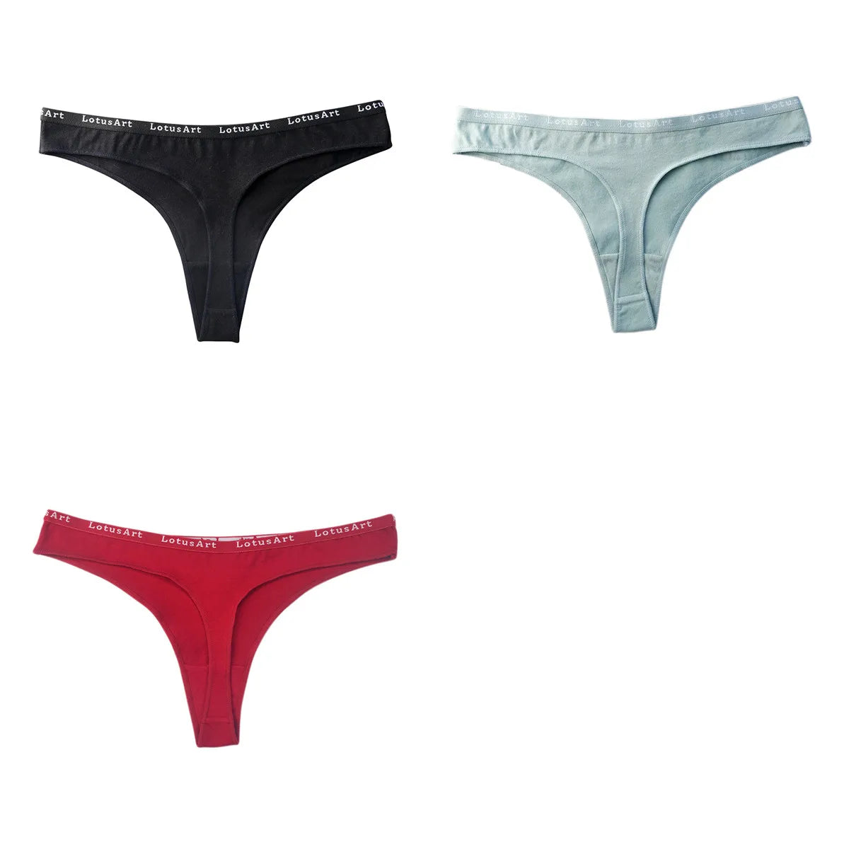 CowLost | product_id-3pcs-women-s-cotton-low-rise-seamless-breathable-g-string-panties-set |28