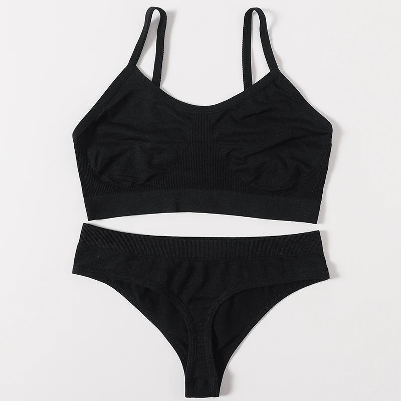 CowLost | product_id-women-seamless-wire-free-push-up-bra-low-waist-t-back-panties-set |51