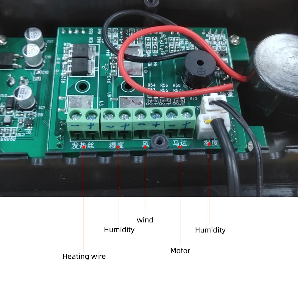 12V/220V Mini Thermostat Incubator Temperature Humidity Controller for Farm Poultry
